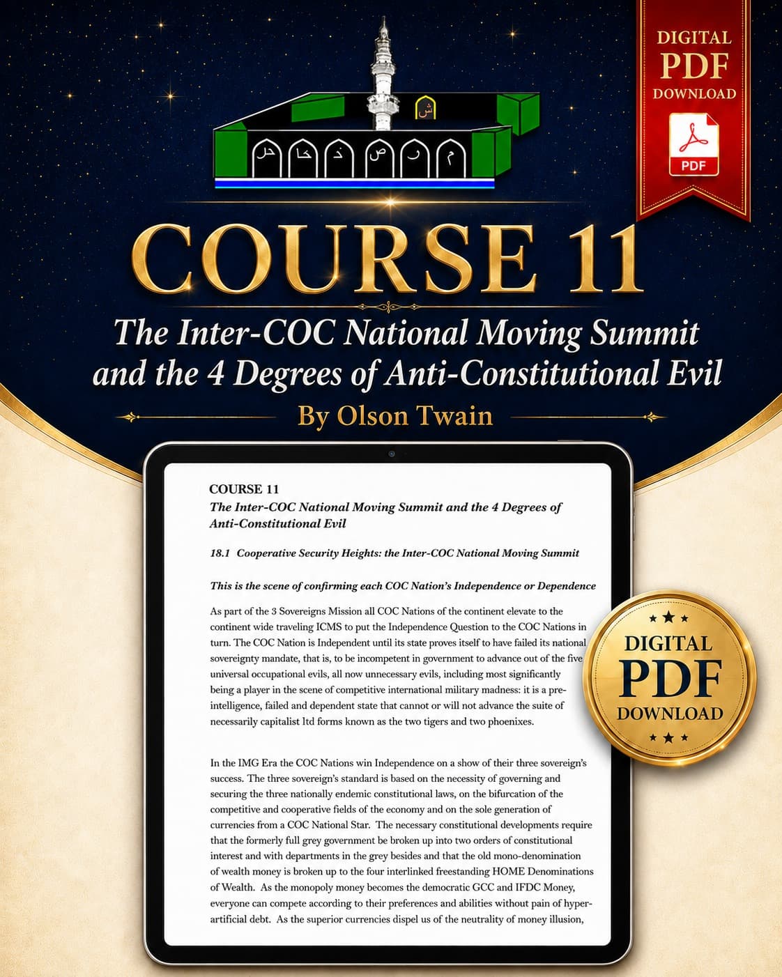 The Inter-COC National Moving Summit and the 4 Degrees of Anti-Constitutional