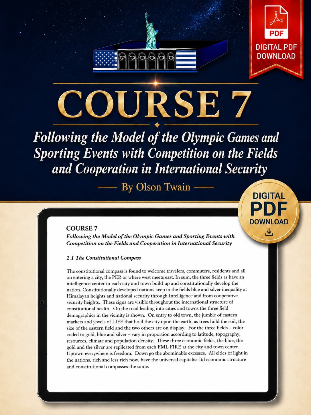 Following the Model of the Olympic Games and Sporting Events with Competition on the Fields and Cooperation in International Security