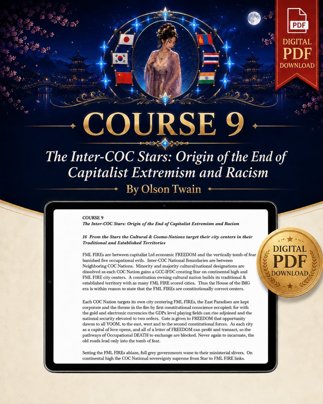 The Inter-COC Stars: Origin of the End of Capitalist Extremism and Racism